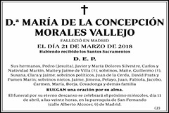 María de la Concepción Morales Vallejo